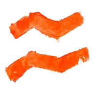 Splash blot banner set on white background handmade brush stroke N22