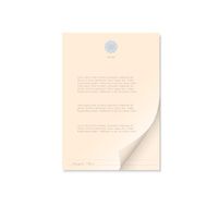 Document isolated on white N2