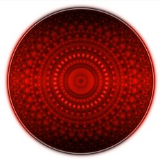 Abstract red circle N2