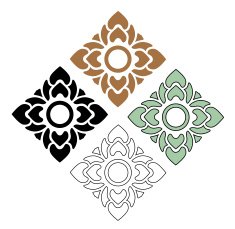 Thai pattern art