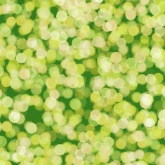 blurred dots on green background