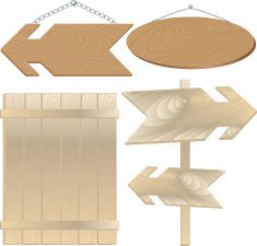 Wooden Signs N8