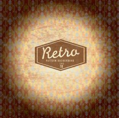 Gold and brown Textured colorful retro triangle background