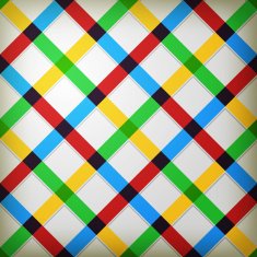 Colourful Ribbon Pattern - Tilable