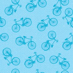 Random Bicycle Seamless Pattern