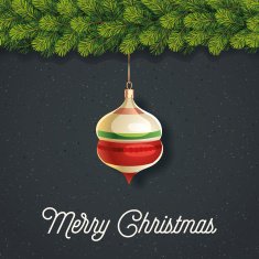 Christmas Decorations Card N12