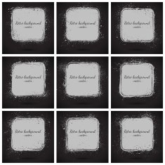 Grunge vector retro background N2