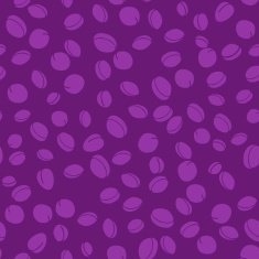 Dark Violet Illustration with Plums for background Seamless vector pattern