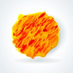 Oil paint stain