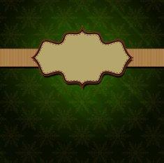 Christmas and New Year Label with grunge background