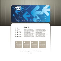 Website Template N196