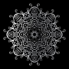 Silver mandala N57