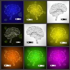 Circuit board vector background N9