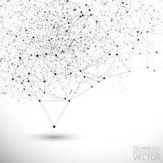 Vector connection structure background