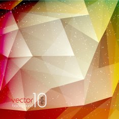 Abstract geometric polygonal shiny background N16