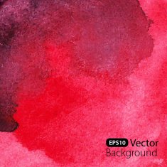 Abstract red watercolor background N6