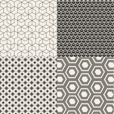 geometric pattern background set