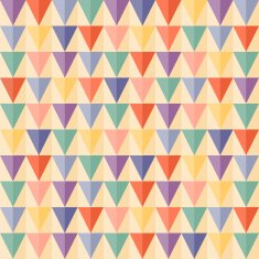 Abstract Triangle Geometrical seamless background Vintage color N4