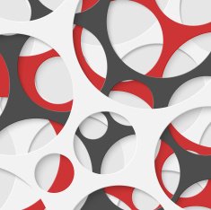 Abstract Circles Geometric Background
