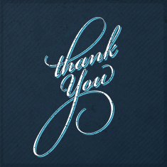 Vintage Thank You Card N2