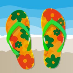 Abstract Summer Holiday Card or Cover Template N2