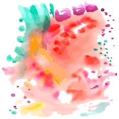Abstract fancy watercolor background N5