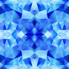 Blue abstract shining ice vector seamless pattern