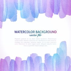 Watercolor Vector Colorful Abstract Background N2