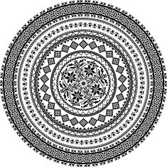 ancient pattern Vector illustration N47