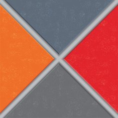 Abstract tile grunge background Vector illustration