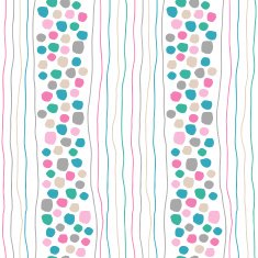 Seamless abstract background with dots spots and strips N2