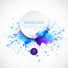 Watercolor background Vector illustration N4