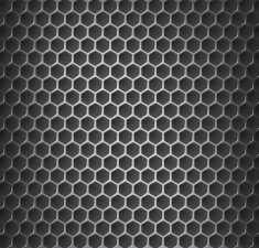 Chrome metal grid N2
