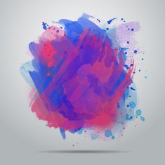 Vector watercolor paint background N4