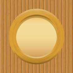 Wooden Framework with Paper on a Wall N8