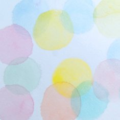 Abstract Watercolor Circles Background