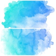 Set of Colorful water color painting background N358