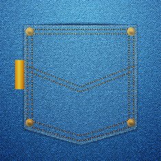 denim back pocket