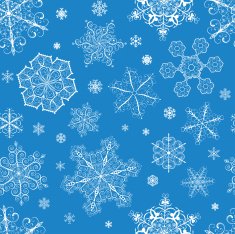 Christmas seamless pattern from snowflakes N14