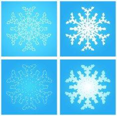 Foamy snowflakes 03