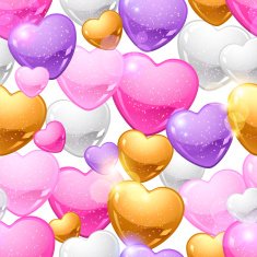 Valentine's Day vector seamless pattern Eps 10 background N2