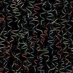 Seamless background of bright confetti
