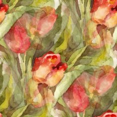 Watercolor Flowers N165