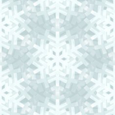Shiny Silver Light Snowflakes Seamless Pattern for Christmas Design N2