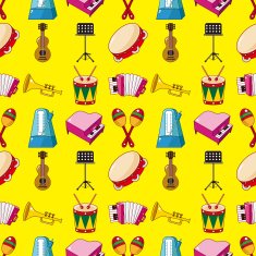 seamless music pattern N9