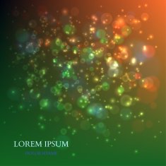 Abstract Colorful Background with Magic Particles Vector N9