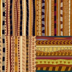 Set of color patterns primitive tribal pattern N2