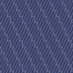Traditional Japanese Embroidery with arrow feathers Vector seamless pattern