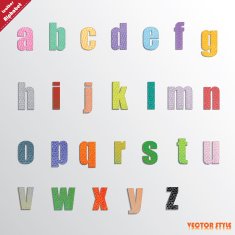 Alphabet Lether Set(non-CAPS) N2