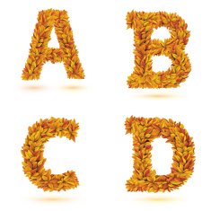 Autumn letters collection N4